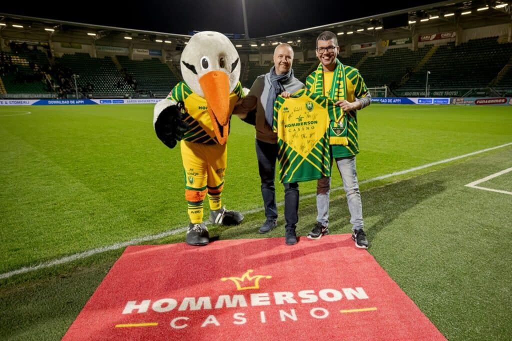 Hommerson Casino verrast ADO-fan Mike Hoogeweij